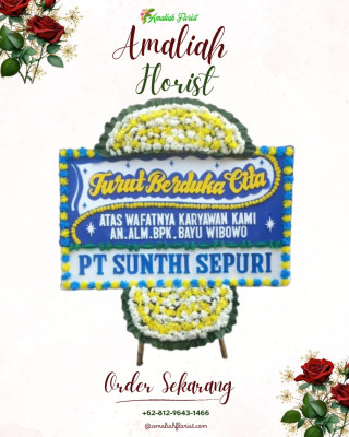 Papan Bunga Duka di Temoyong